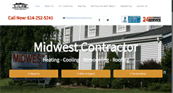 Desktop Screenshot of midwest-contractor.com